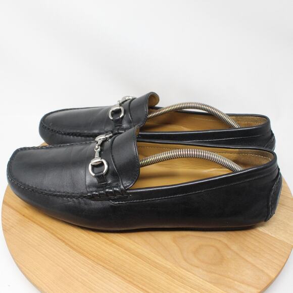 Cole Haan Shoes Mens 12 Black Driving Loafer Leather Horsebit Moc Toe Slip On - Picture 3 of 9